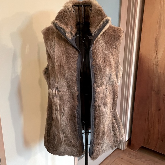 Jackets & Coats Real Rabbit Fur Vest Poshmark